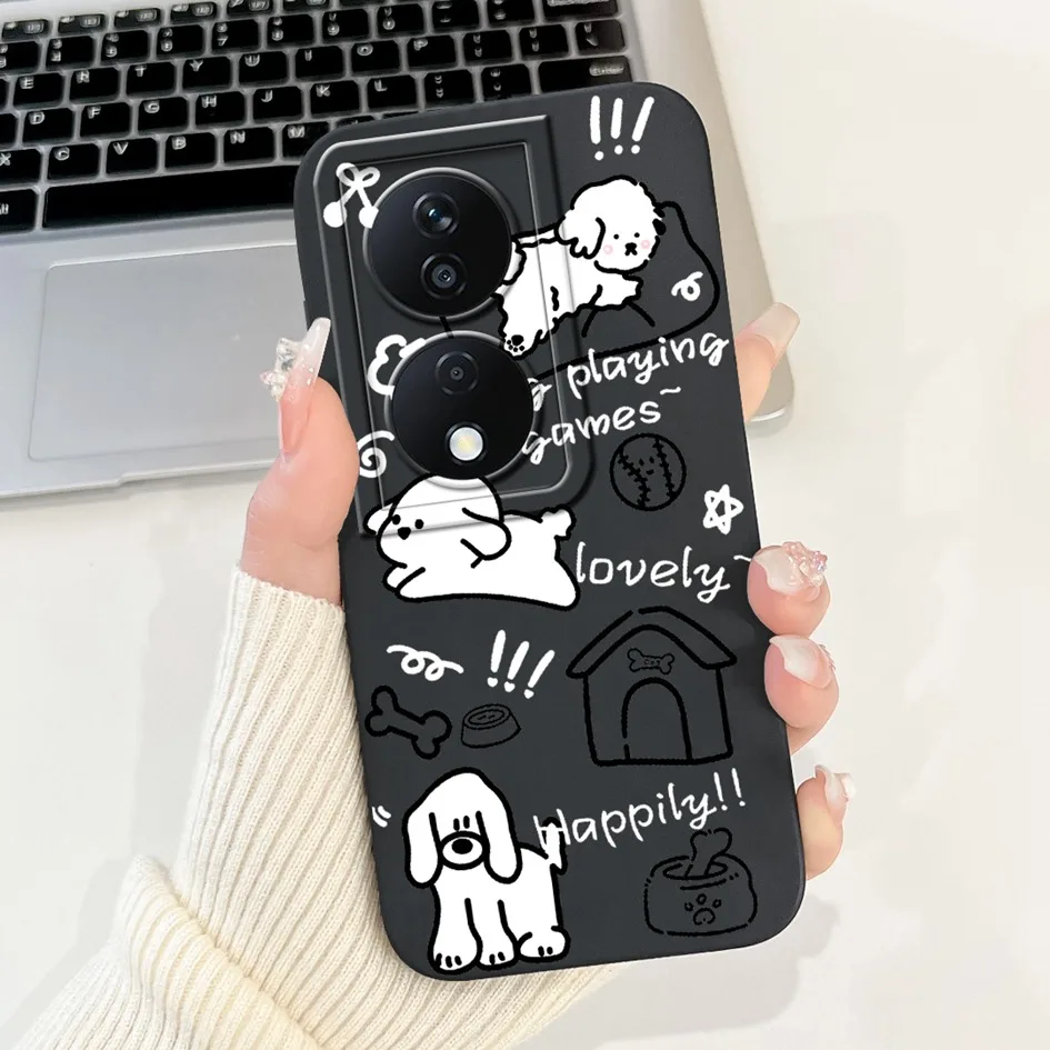 Cute Cartoon Astronaut Square Silicone Soft Case with Camera Lens Protection