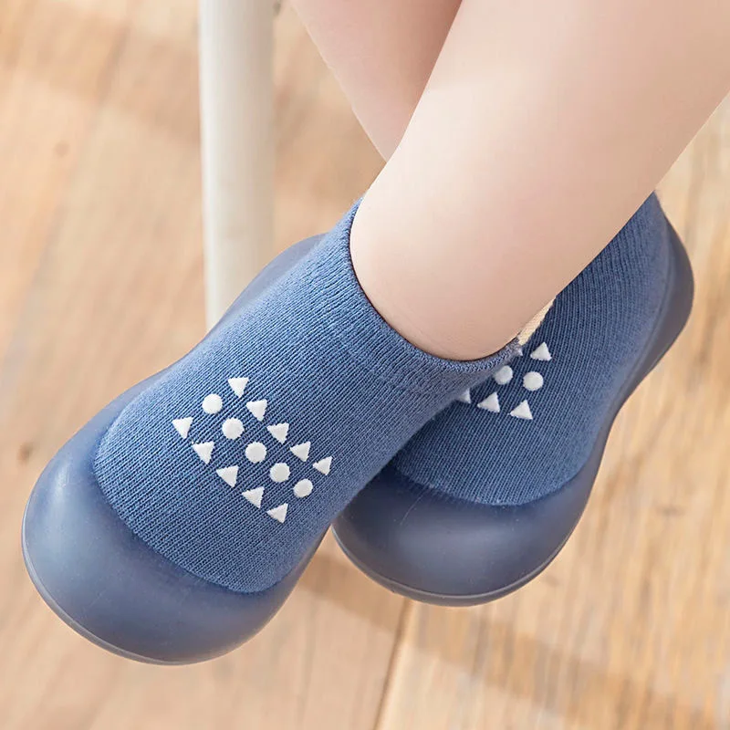

Baby Shoes Kids Soft Rubber Sole First Walkers Children Non-slip Floor Socks Toddler Sock Shoes 0-4Y Boy Girl Booties