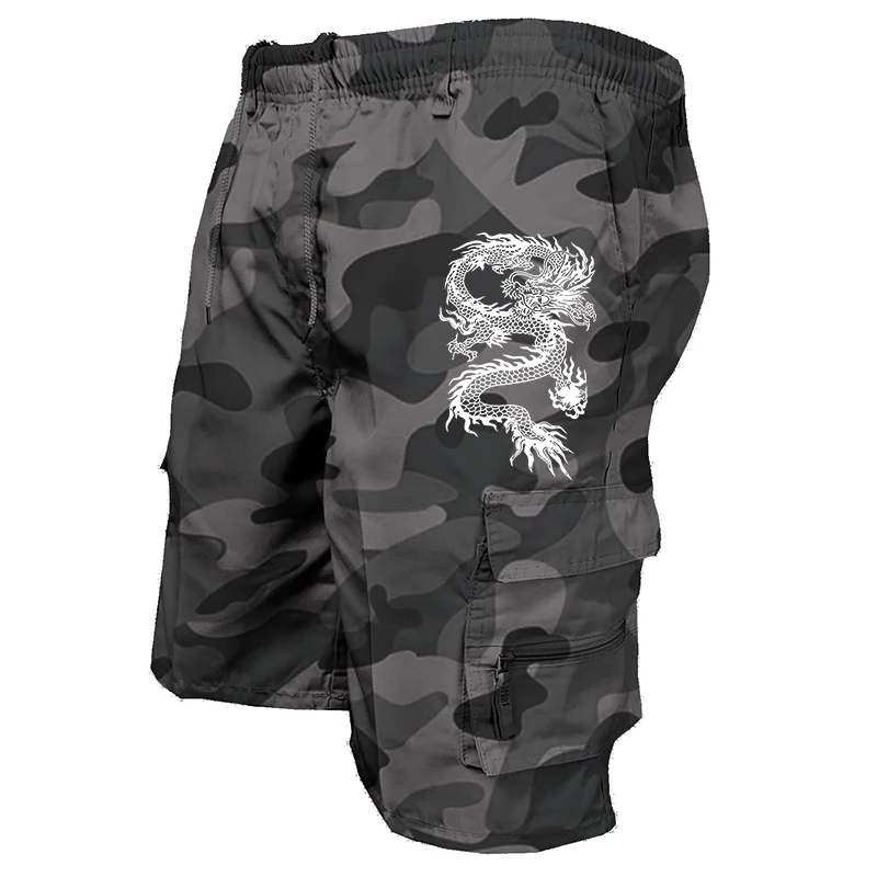 Mens Cargo Shorts  New Side Multi-pockets Men Loose Work Shorts Casual Short Pants Male Plus Size Summer Outdoor Shorts 4