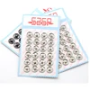 Wholesale 288sets/lot small metal brass 6/7/8mm sew on press snap button fasteners stud silver nickle, gun metal 2