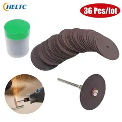 36/72pcs/Set 24mm Fiberglass Reinforced Mini Drill Cutting Discs Cut Off Wheel Dremel Accessories Abrasive Tool For Rotary Tool