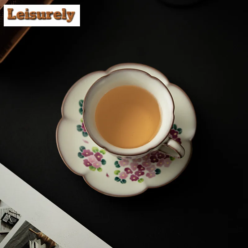 Pig Fat Frozen Panda Coffee Mug With Plate Breakfast Mug Afternoon Tea Mug Cup Saucer Kit Office Water Cup Cafes Ornaments Craft