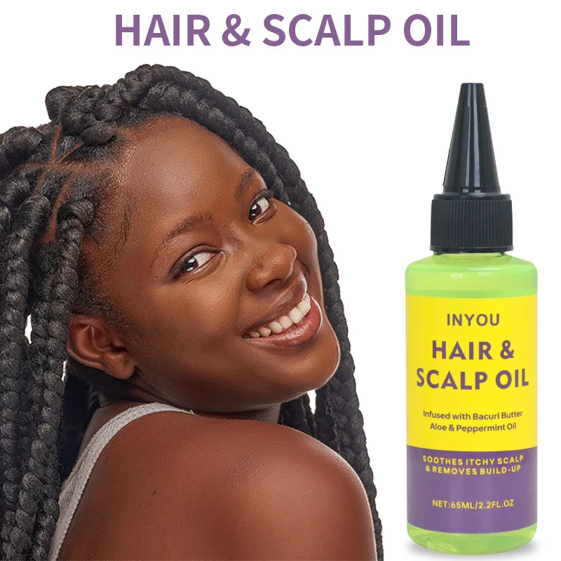 Antipruritic Oil Soothes Itchy Scalp and Removes Build-up Hair and Scalp Oil Infused with Bacuri Butter