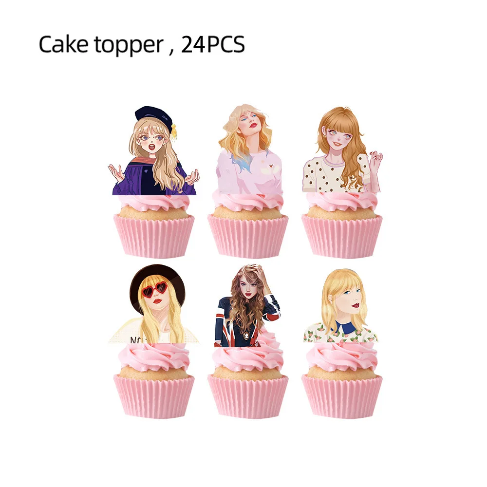 Cake Topper 24pcs