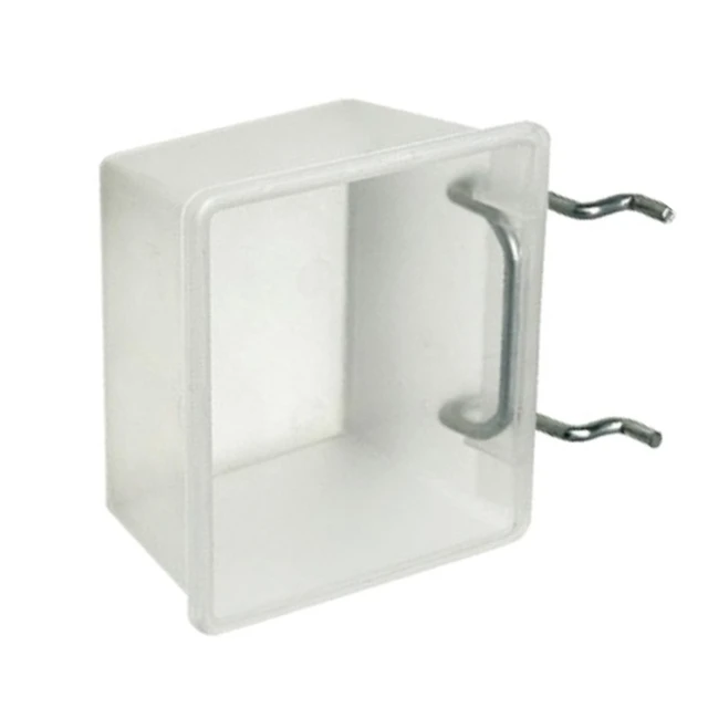 Efficient Pegboard Storage Bins with Hook and Labels Practical Peg Board Basket Effective Hardware Storage Solution 2