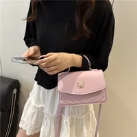 Lucky butterfly bag women's new fashion solid color simple texture trend beautiful casual shoulder messenger bag portable small - Image 6