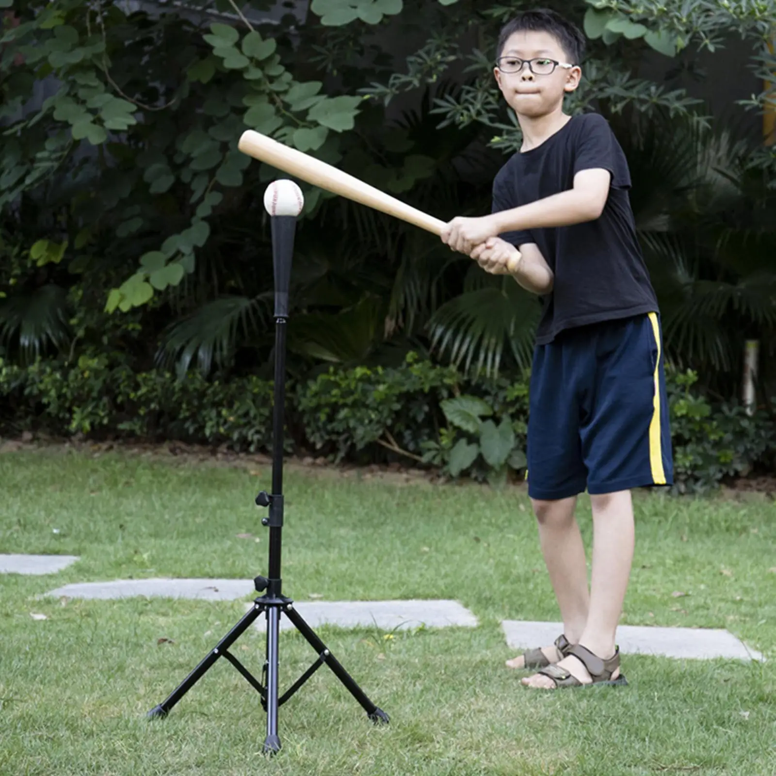 Batting Tee Baseball And Softball Portable Travel, , Rolled Plastic Tee