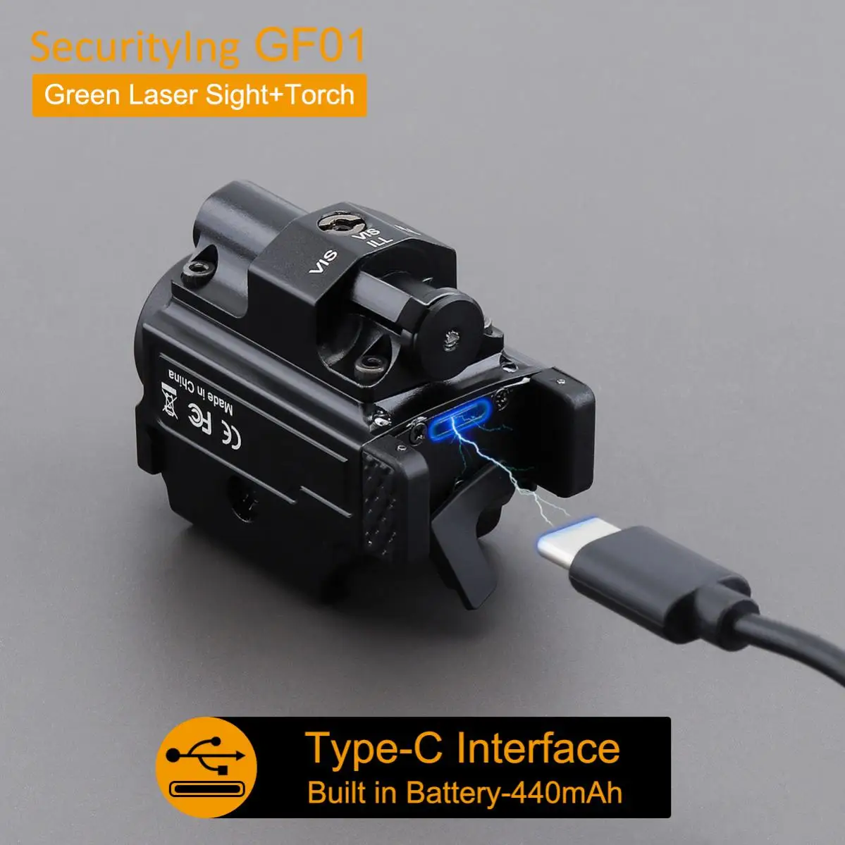 Tactical Flashlight Rechargeable 800 Lumen Mini Flashlight For Gun 20MM Width Picatinny Rail 3 Modes Waterproof LED Flash Light led flashlight mini flashlight led flashlights mini led flashlight led torch light