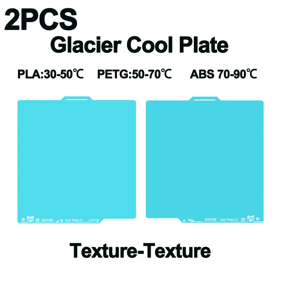 For Bambu Lab P1P P1S A1 X2D X1C P2S Build Plate Super Tack Cool Plate Double Sided Smooth Textured Heatbed 256X256 Build Plat image 9