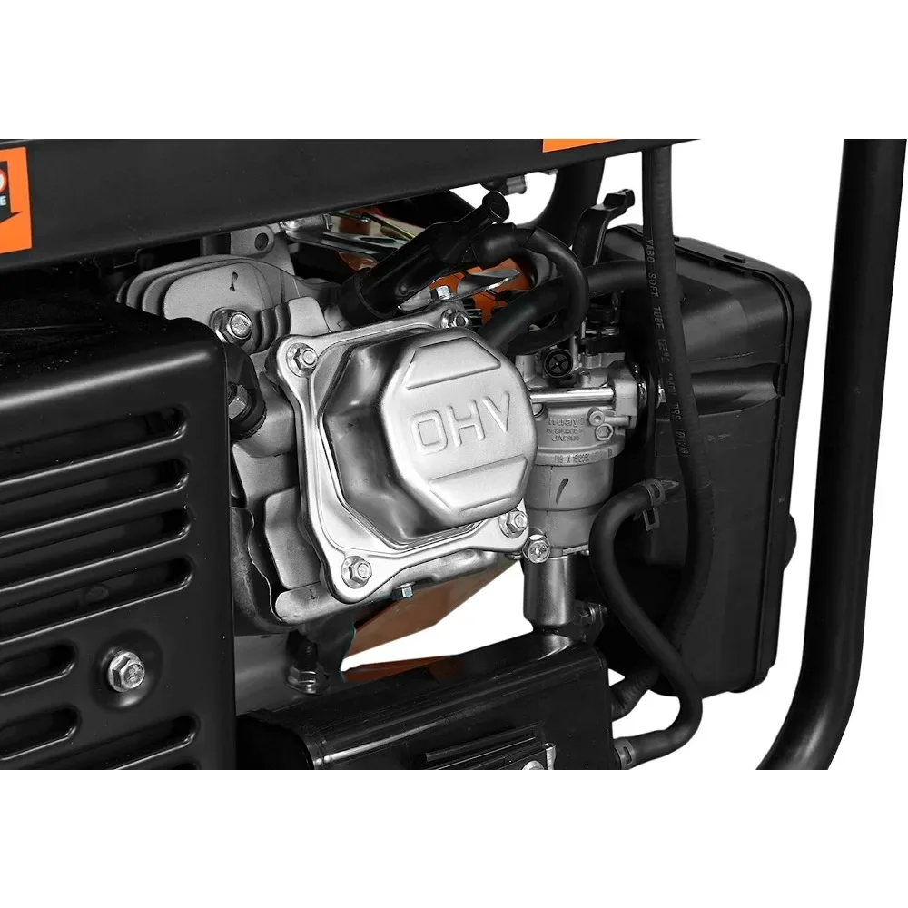 DF475T Dual Fuel 120V/240V Portable Generator 4750-Watt with Electric Start Transfer Switch Ready CARB Compliant