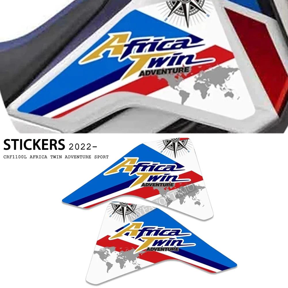 Crf1100L Moto Serbatoio Carburante Pad Decalcomania Adesivi Laterali Set Di Protezione Per Honda Crf 1100L Crf 1100 L Africa Twin Adventure Sport