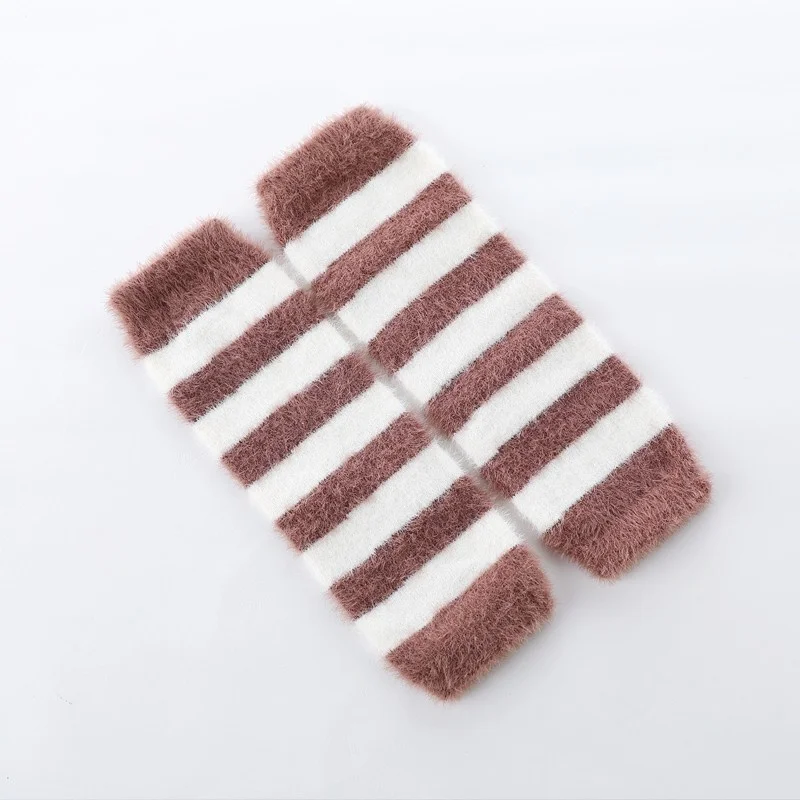 Newborn Baby Socks Cute Striped Socks Infant Kid Cotton Toddlers Leg Warmers Knee Soft Velvet Long Baby For Girls Boy