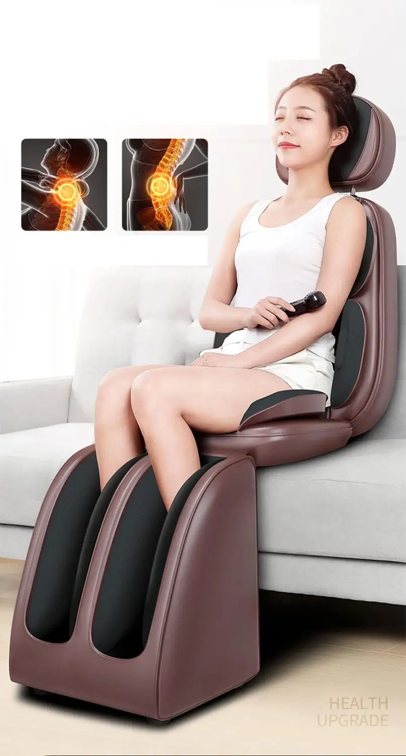Cervical Vertebra Massager Neck Waist Back Shoulder Multi-Functional Whole Body Vibration Massage Chair Cushion Household