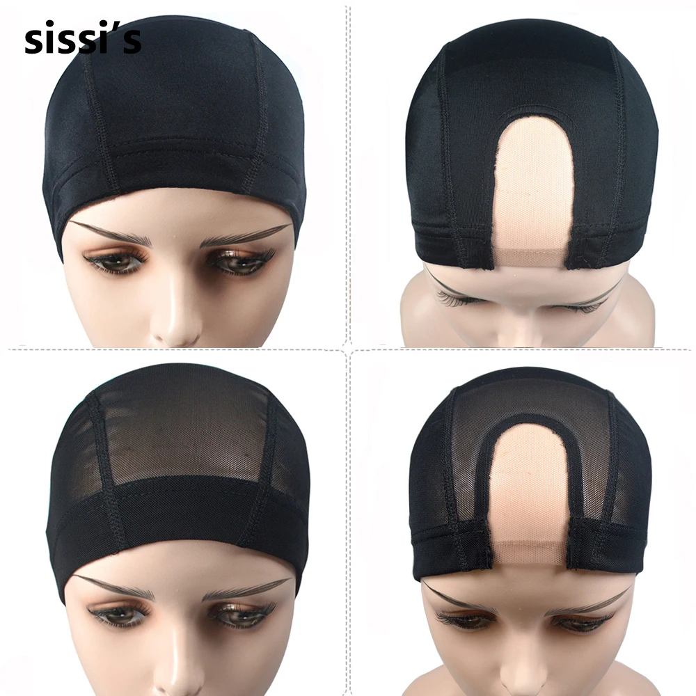 

1pcs Spandex Mesh Dome Wig Cap Easier Sew In Hair Stretchable Weaving Cap Weaving Wig Cap Stretchable Hairnets