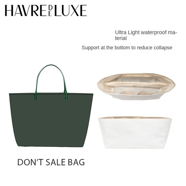 HAVREDELUXE Bag Organizer For Goyard Tote Bag Liner Bag Tote Bag