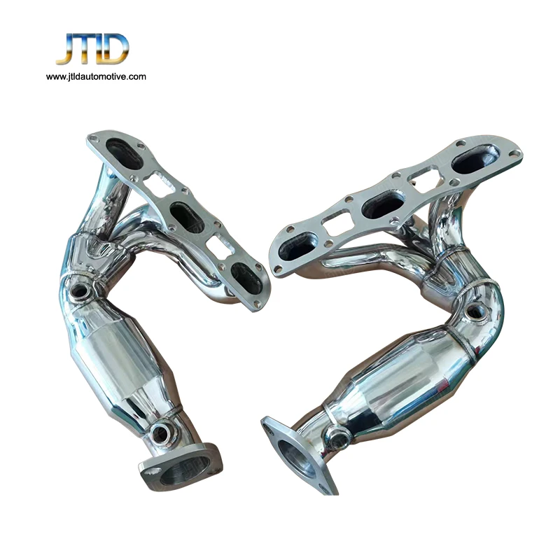 

High Performance 304 Stainless Steel Polishing Euro V Catted Exhaust Header for Porsche Cayman 981 Manifold