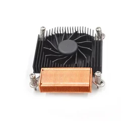 Radiador de CPU fino 1155/1366, plataforma itx, chasis pequeño, servidor todo en uno HTPC, venta directa