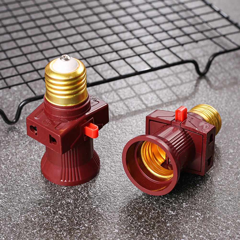 111V-240V E27 Screw Bulb Holder Convert To With Switch Lamp Socket LED Bulb Adapter With Switch Lamp Socket Adapter 1pc lamp holder lamp bulb holder lamp socket adapter
