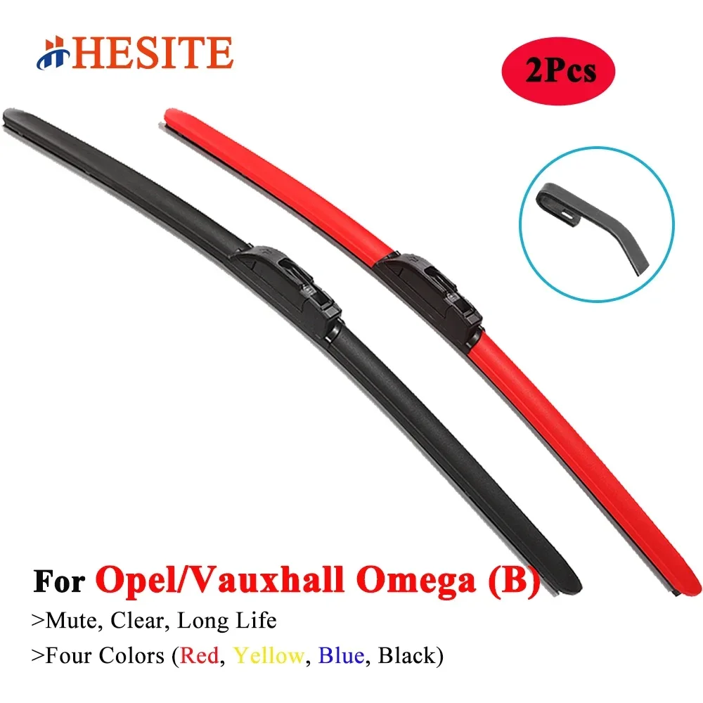 

HESITE Colorful Wiper Blades For Opel Vauxhall Omega B V94 1994 1995 1996 1997 1998 1999 2000 2001 2002 2003 Car Accessories Red