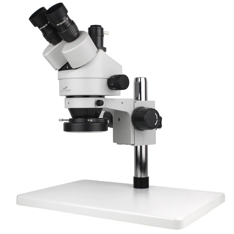 Simul Focal Industrial Trinocular Stereo Microscope Digital Magnification Continuous Zoom 7X - 45X For Phone Repair Soldering 2