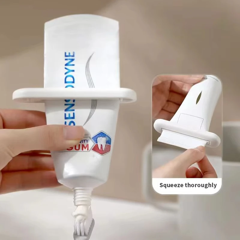 1/2pcs Toothpaste Squeezer, Toothpaste Clip, Facial Cleanser Hand Cream Squeezer, Household Manual Toothpaste Rolling Squeezer