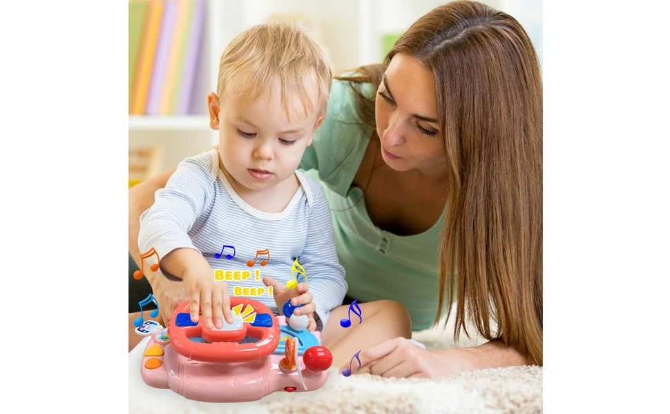 Huanger Interactive Steering Wheel Navigation Bridge Play Set