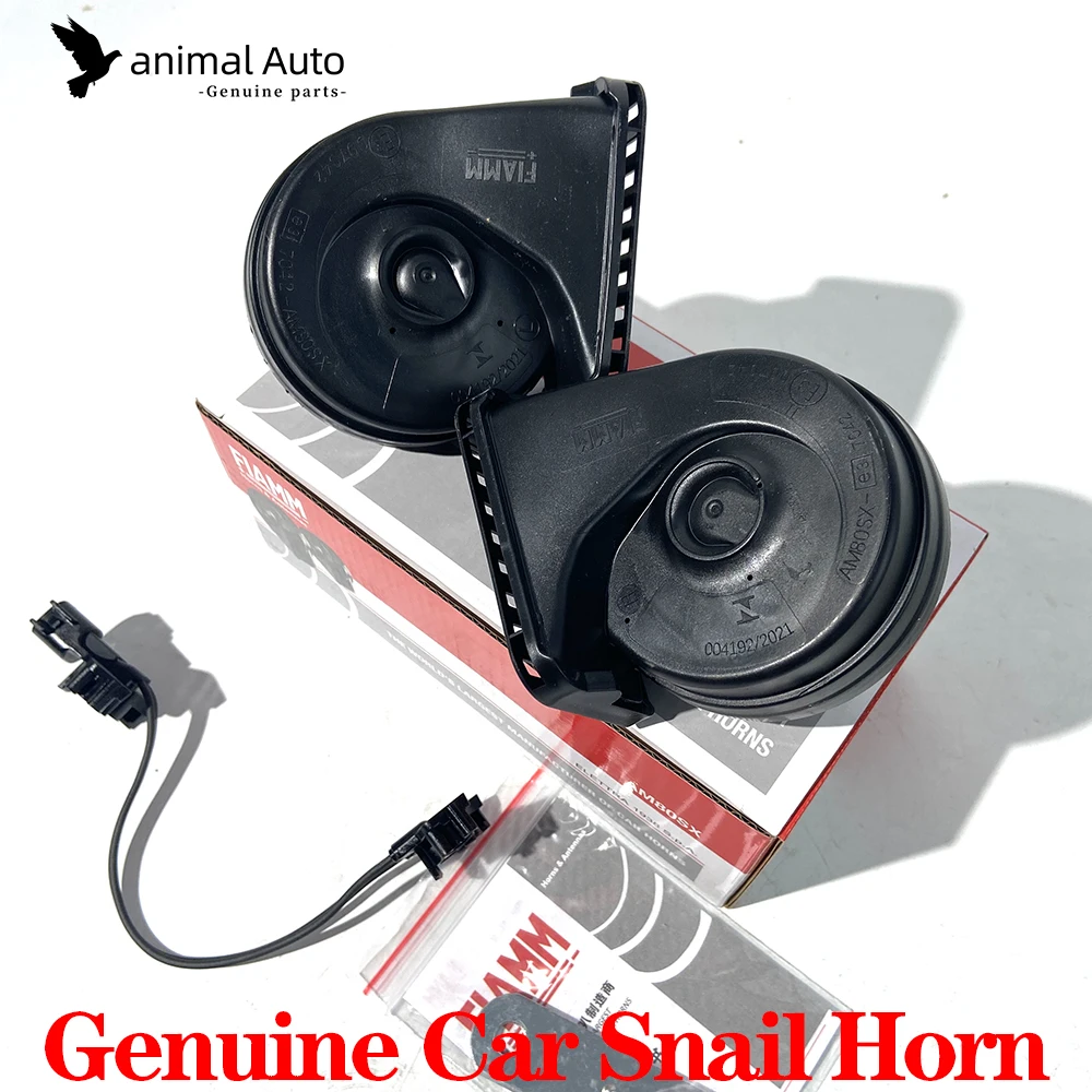FIAMM AM80SX Front Low&High Pitch Horn For Jaguar Land Rover Range Rover Sport Discovery 4 LR5 Freelander 2 Evoque L494 L405 Car Siren Horn Car Air Horn