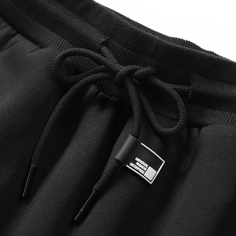 Men's Big Size 8xl 7xl 6xl Winter Pants Thick Fleece Liner Zipper Pockets Jogger Sweatpants Warm Thermal Trousers