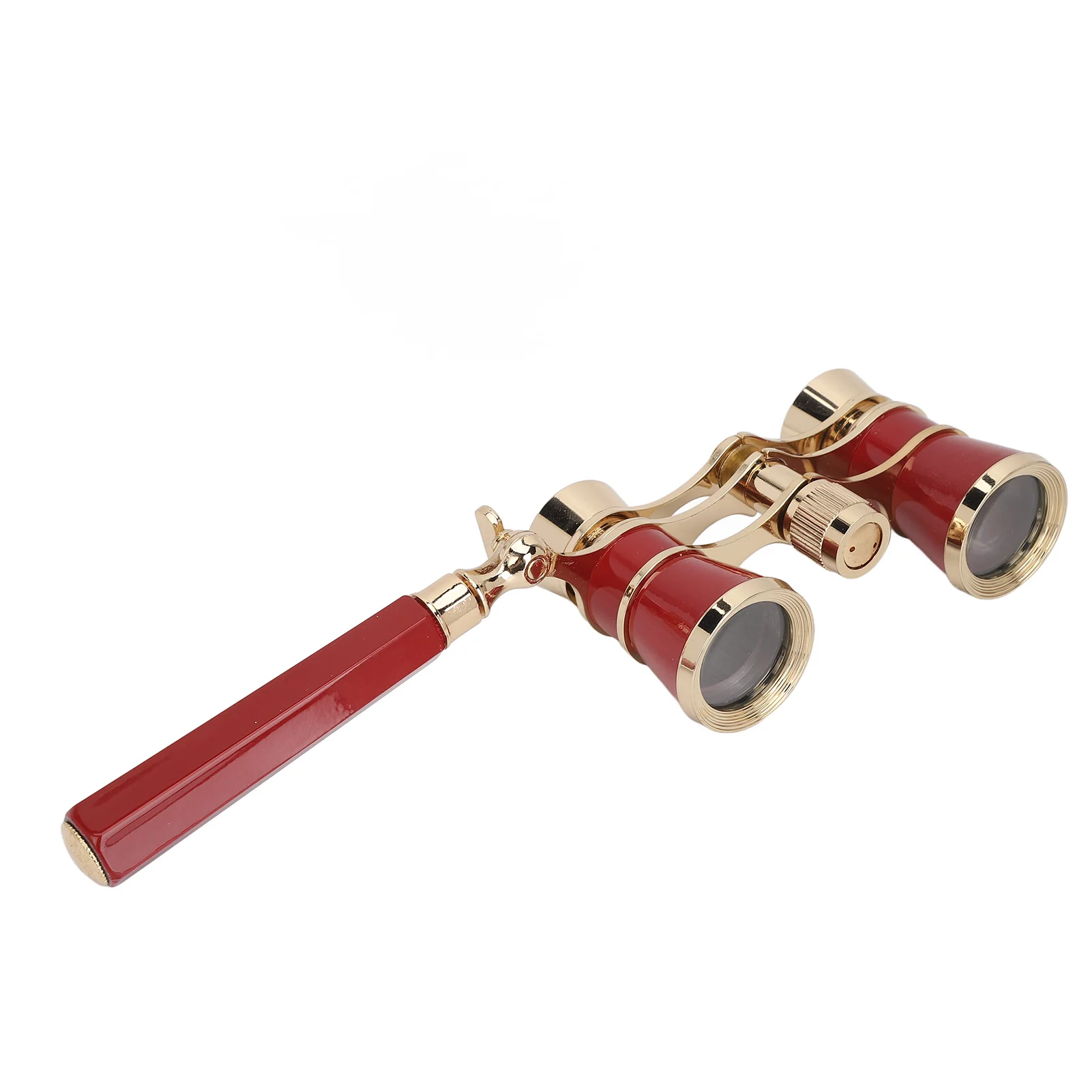 Opera Glasses BinocularsHandle 3X25 Metal Portable Theater Glasses for Watching Drama Stage Play Art Performance