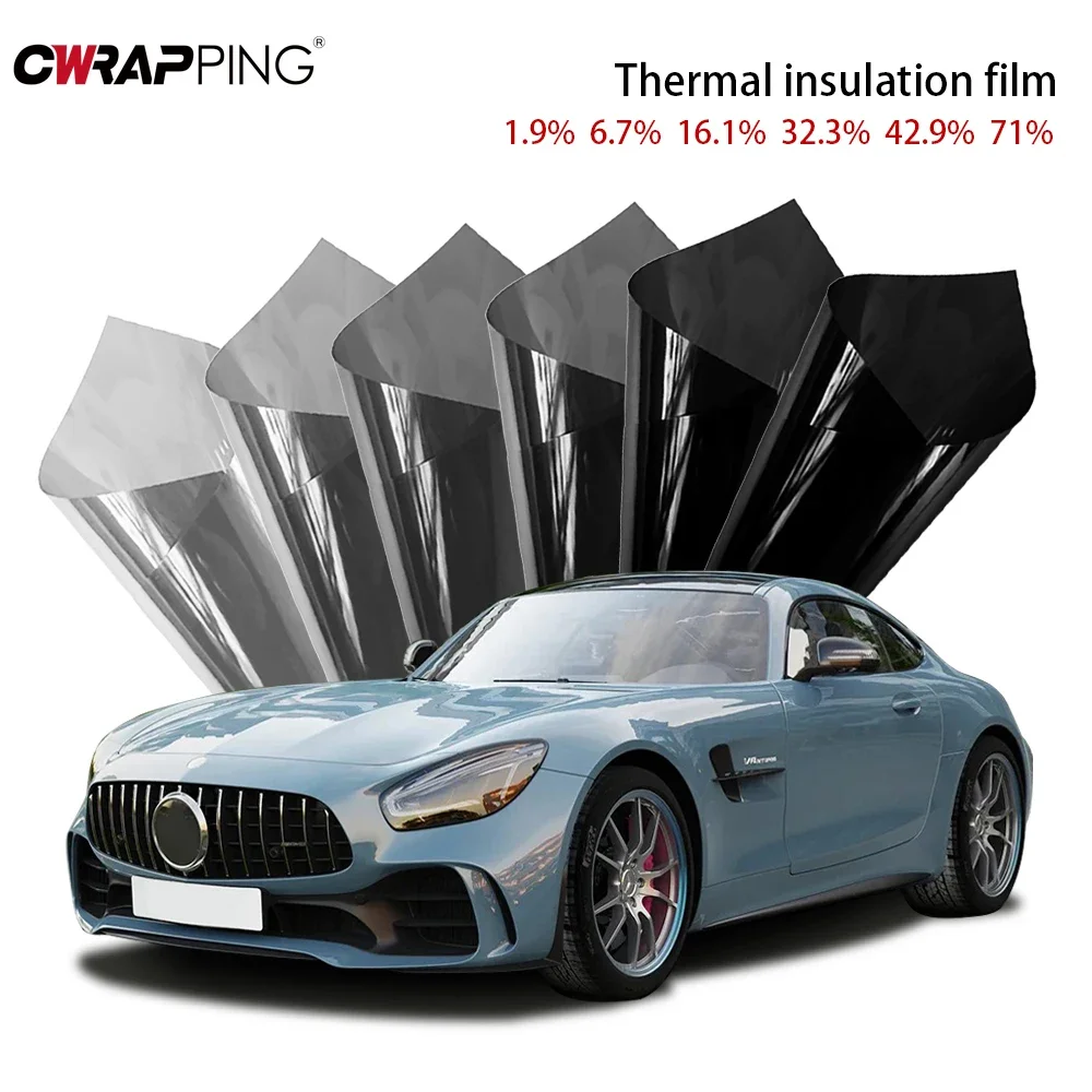 Car Window Tint Film Summer Solar UV Protector Privacy 50cmX300cm Sun Shade For Cars