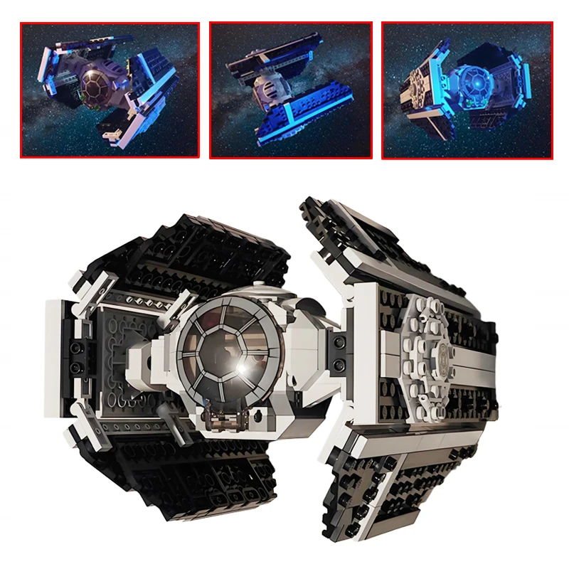 Neuheiten: 416 Teile MOC TIE Advanced x1 Raumschiff Bausatz