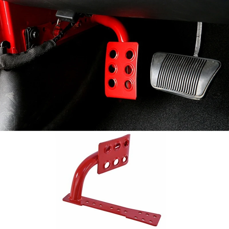 

Стальная мертвая педаль, левая БОКОВАЯ подставка для ног, подходит для Jeep Wrangler JK 2007-2017 Rubicon Sahara X, внедорожные спортивные аксессуары