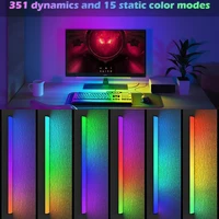 5V USB RGB LED Light Bar 1 2 PCS Lamp Bluetooth App Control Music Sync 20key Remote with Timer for Home Party Lighting 4