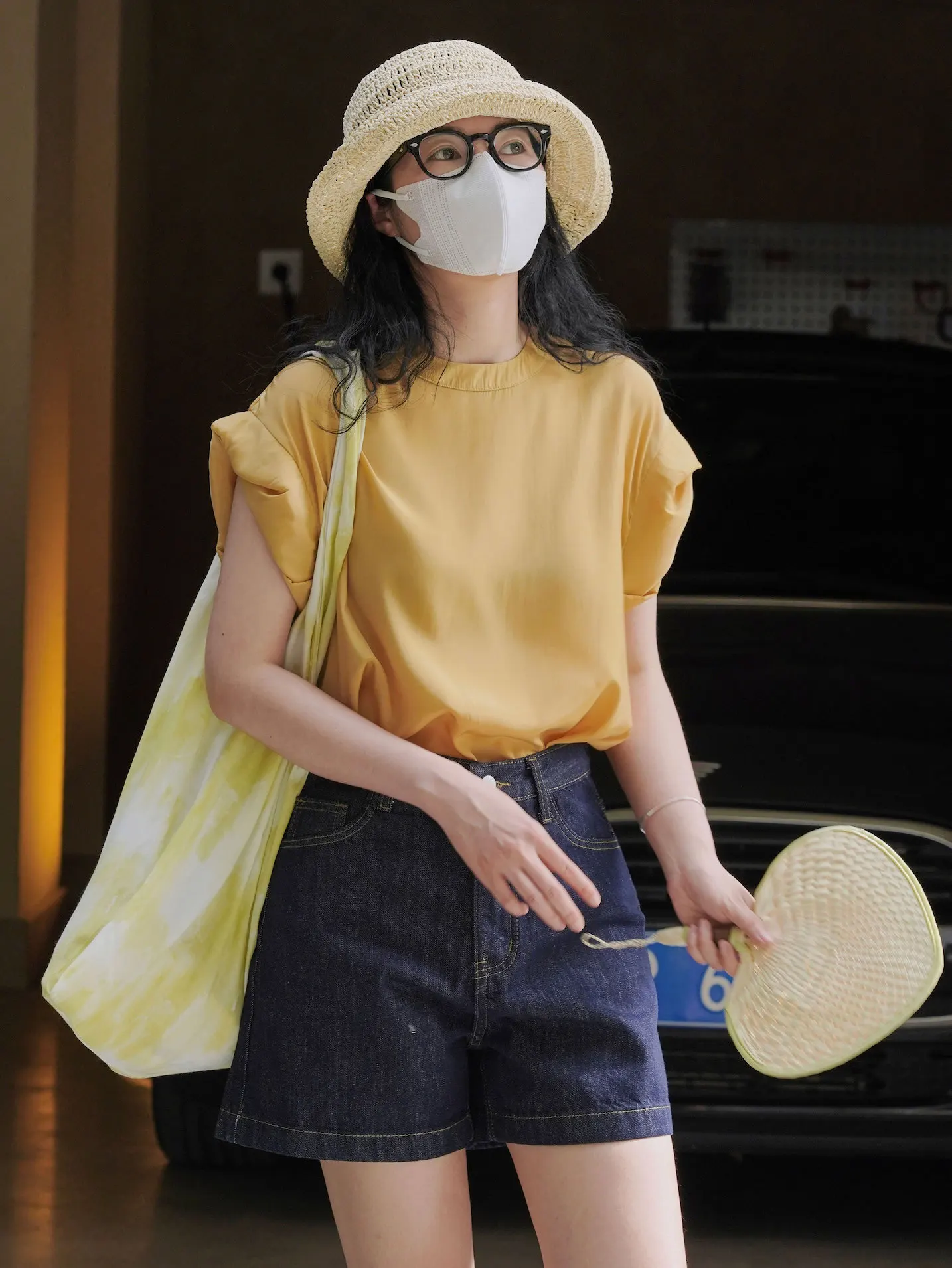 

Летняя женская повседневная Однотонная футболка с круглым вырезом и коротким рукавом