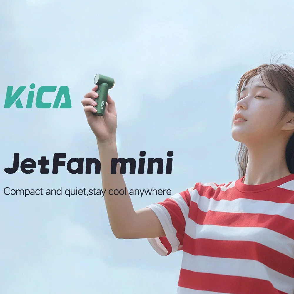 Mini Turbo Jet Fan  Turbine Outdoor Jet Brushless Motor Portable Handheld Cooling Appliance Blower Kica USB Recharge Hair Dryer 3