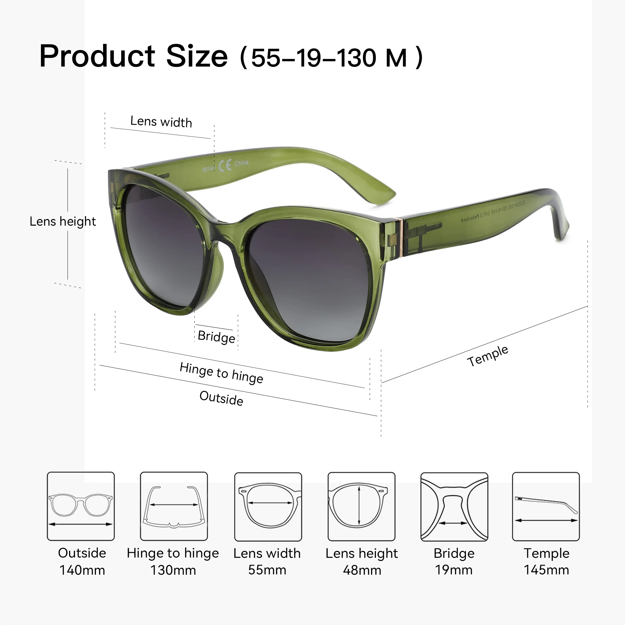 Chunky Butterfly Frame Sunglasses 5