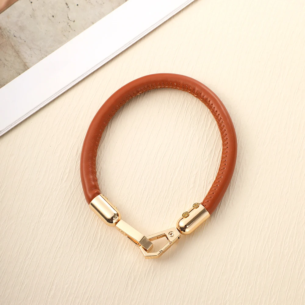 30/40/60cm Soft Leather Shoulder Bag Strap Short Bag Handles DIY Replacement Purse Belt Handbag Strap Solid Bag Accessories New
