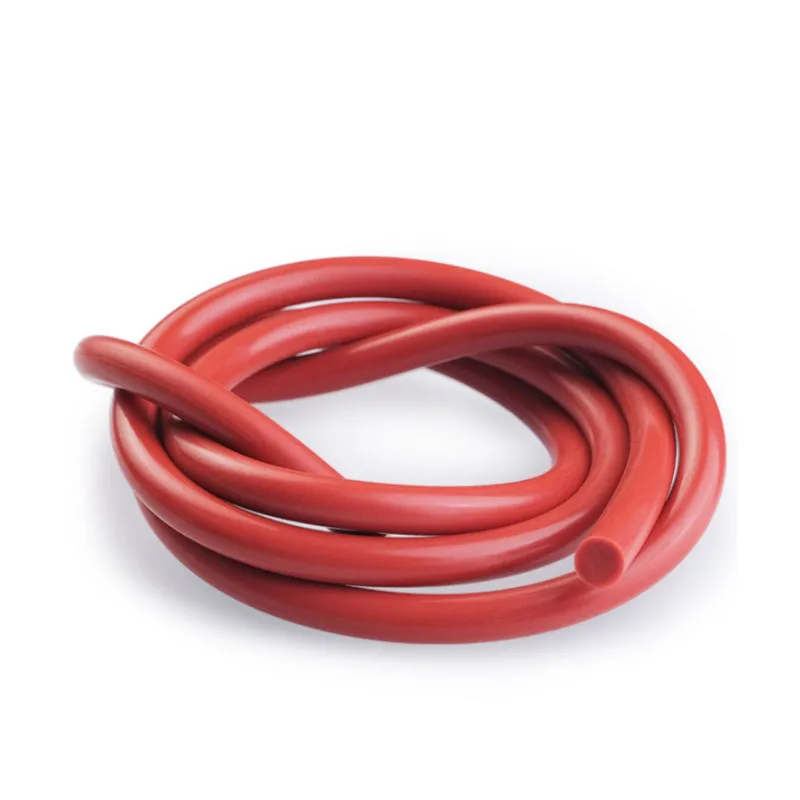 Red Round Solid Silicone Cord Silicone Rubber Rod Bar Rubber Gasket Trim Seal Strips O Ring High Temperature Waterproof