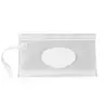 Transparent Wet Wipes Bag Snap Strap Napkin Storage Pouch Easy-carry Eco-Friendly Mask Case Reusable Cosmetic Container 5