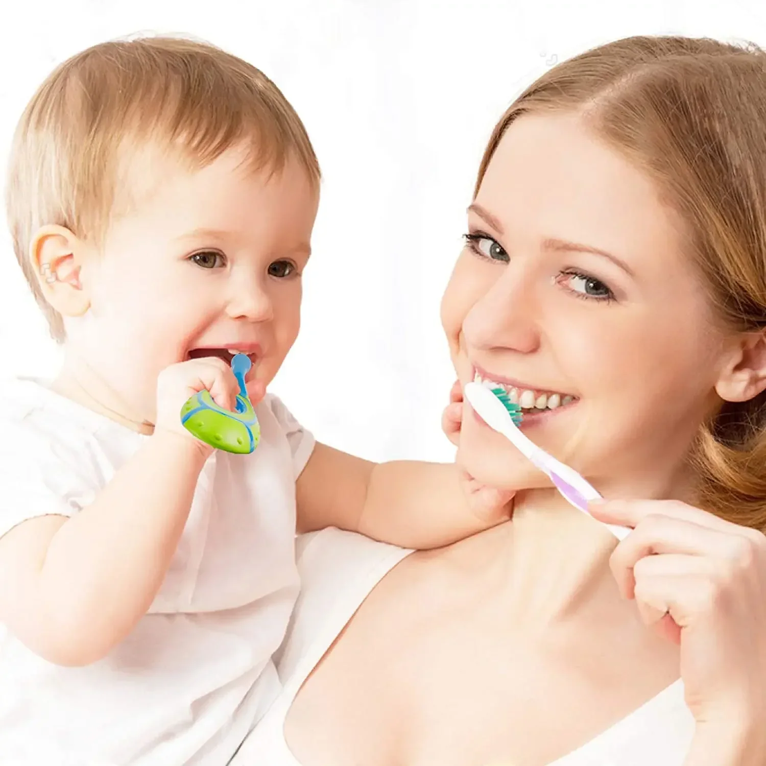 Children's Soft Bristle Training Toothbrush - BPA-Free, Set of 2