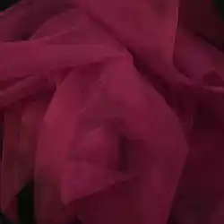 Elegant Burnt Orange Soft Tulle for Weddings & DIY Creations (Burgundy)