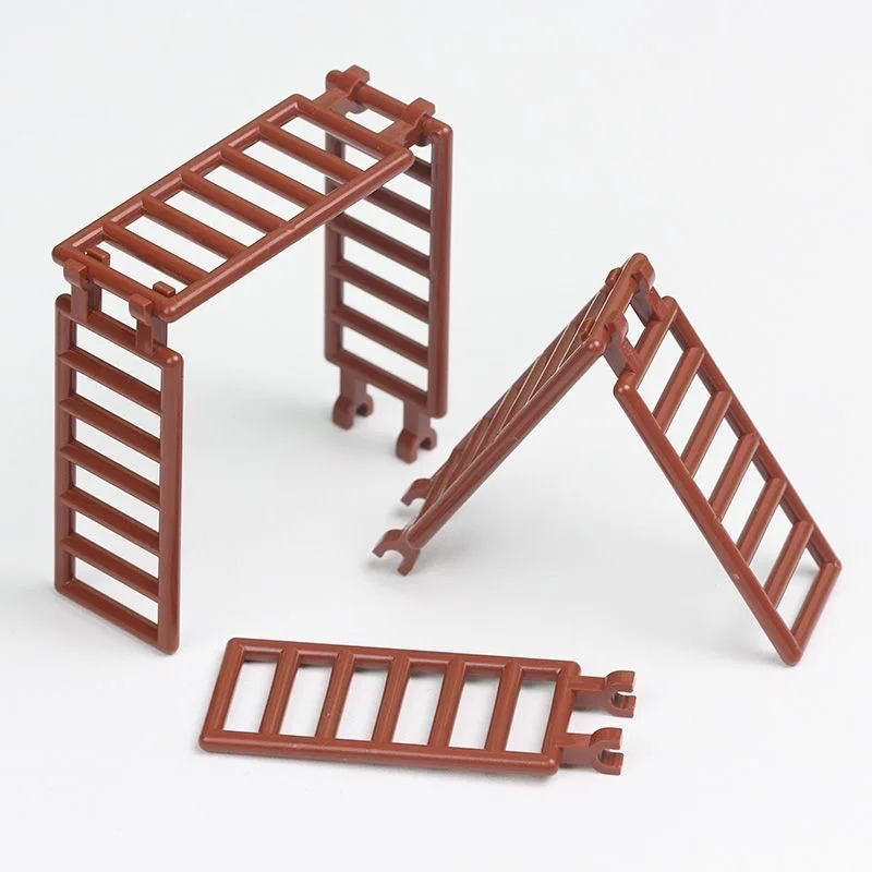 10 Stück Treppen kompatibel mit 6020 Zaun Bau Leitplanke zusammengebaute Bausteine KINDER MOC Ziegel Ersatzteile Spielzeug