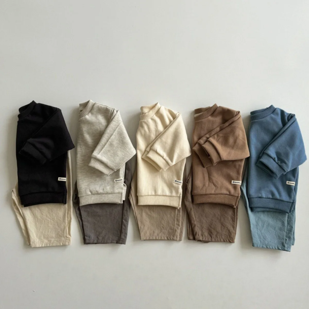 Spring Autumn Fashion Baby Clothes Boys Long Sleeve Hoodies Infant Girls Cotton Casual Hoodless Sweatshirt 0-3y Toddler Top