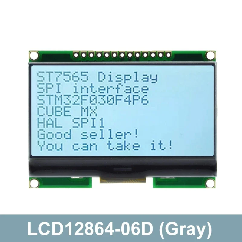 12864 LCD , COG, Ʈ Ʈ ũ, SPI ̽, LCD12864 12864-06D