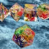Colourful Resin Dice Sharp Edge Polyhedral Dice DND Dice Set For Dungeon and Dragon Pathfinder Role Playing Game(RPG)/MTG Game 4