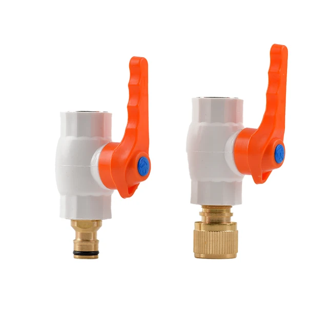 Nő 1/2 "3/4" 1 "Golyószelep Csatlakozó Vízcső -Cső Illesztő Golyó Szelep Mezőgazdasági Kert Öntözőszerelvények - Image 4