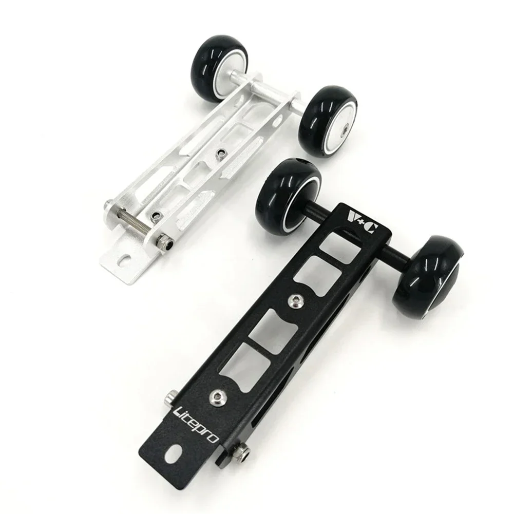 Convenient and Reliable Easy Wheel for RHINE Birdy 123 Series Folding Bike Rear Rack Ezwheel Improved Performance bicycle parts