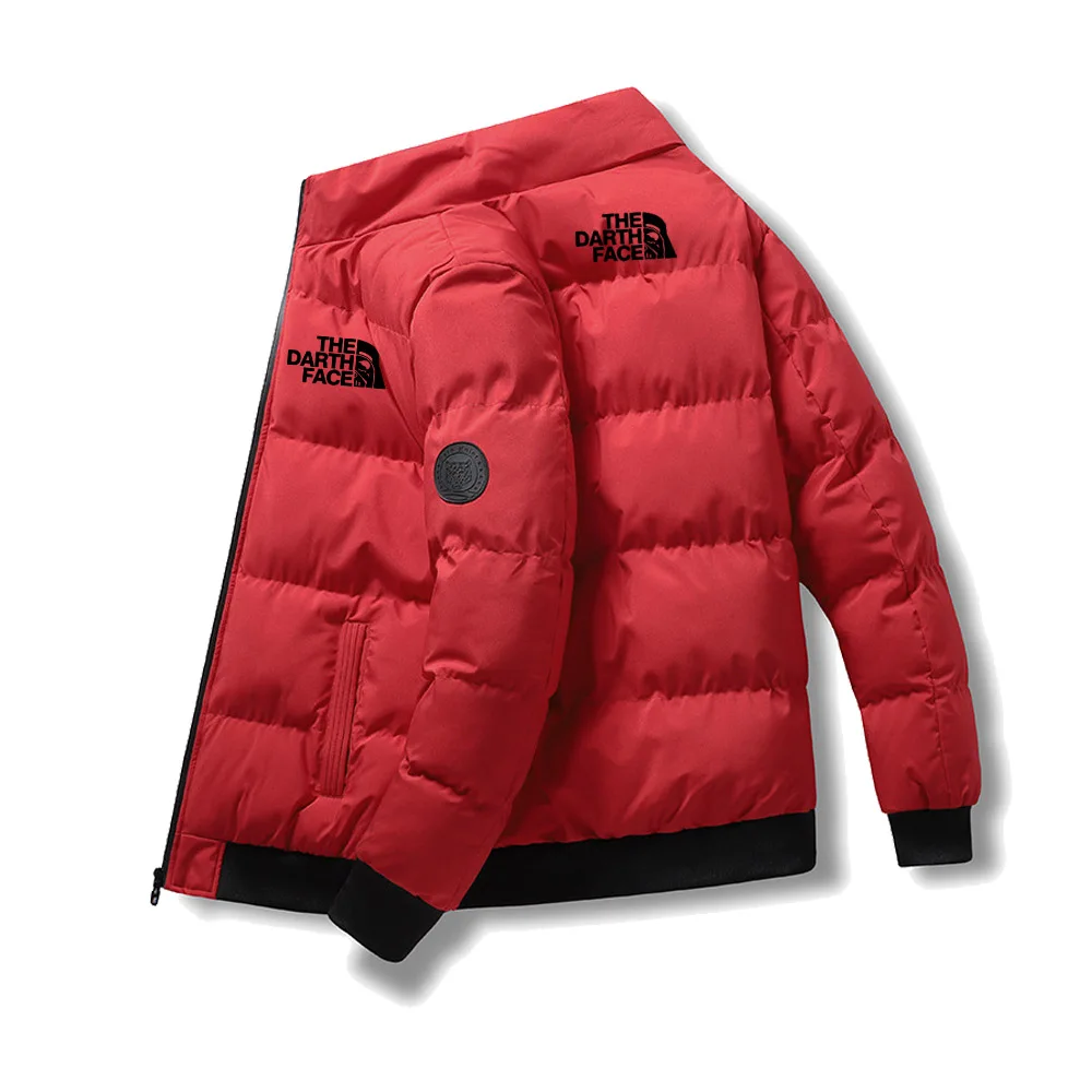 Winter Jacket Men's Fashion Stand Collar Parker Zipper Padded