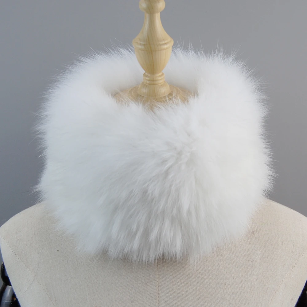 2025 Women&rsquo;s Winter Warm Real Fox Fur Scarf Fur Headbands Fox Scarves Luxury Neck Warmer Good Elastic Natural Mufflers rabbit fur scarf