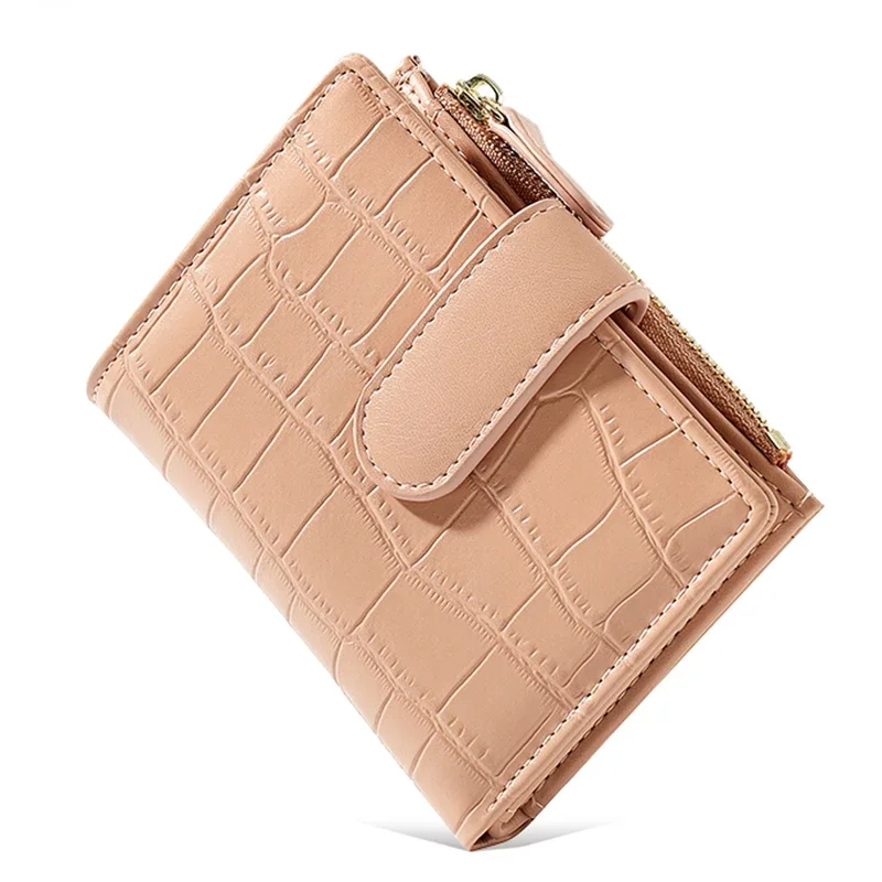 

Fashion Stone Pattern Small Wallets PU Leather Coin Pures Ladies Popular Card Bag Mini New Design Standard Purses for Women